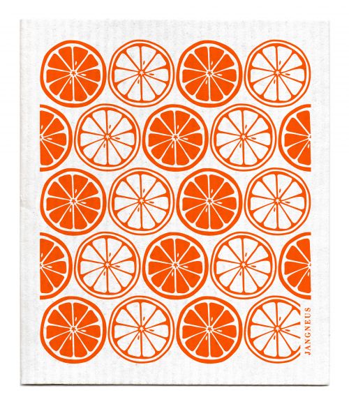 Orange Citrus Dishcloth